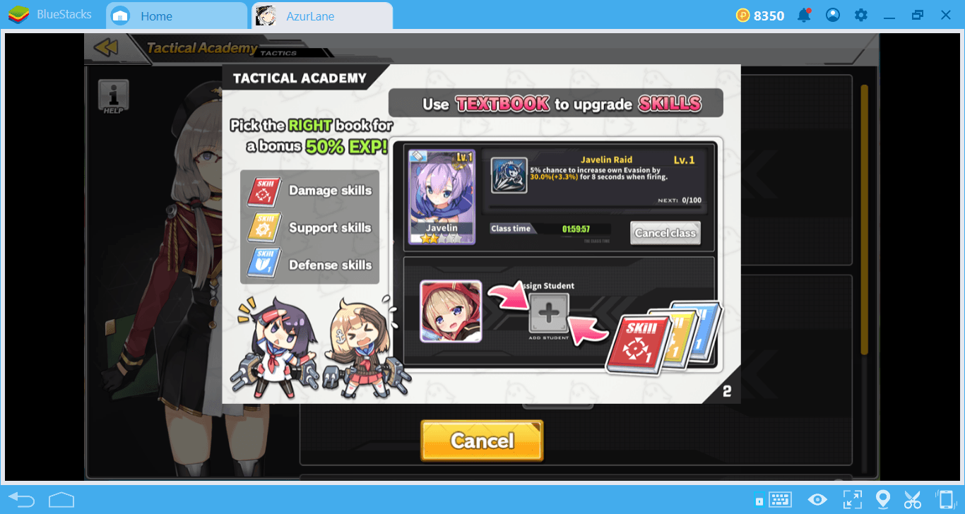 Construindo o seu território em Azur Lane