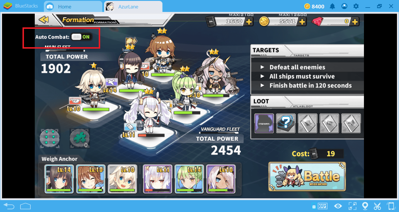 Evoluindo rapidamente em Azur Lane