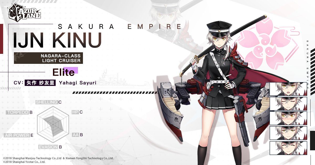 Azur Lane: Kinu's New Memory 'As Cool As A Demon' is Now Available