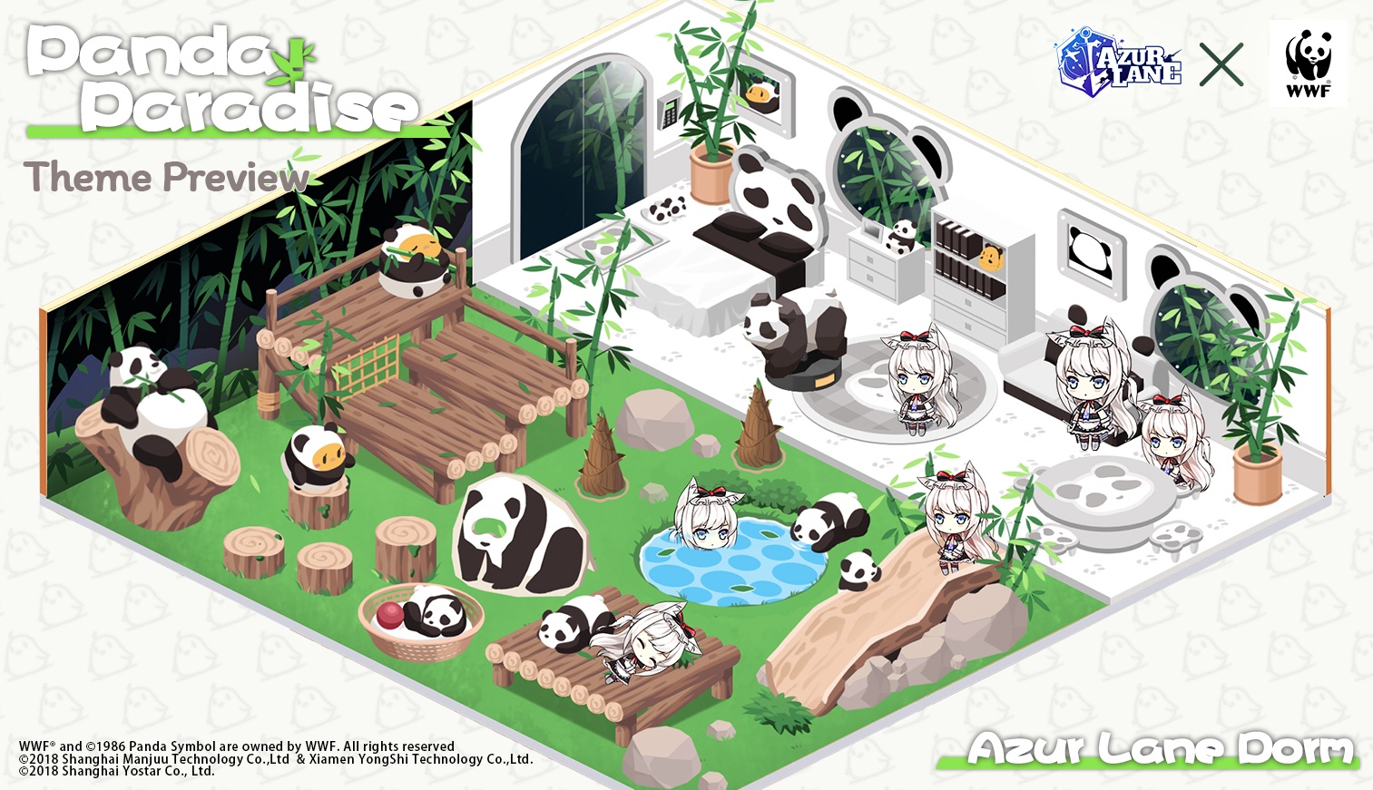 Azur Lane March Update: Here comes the Cutest Companions, Panda Ping Hai and Ning Hai