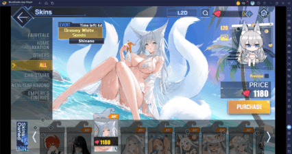 Sichere dir das atemberaubende “Shinano Dreamy White Sands”-Skin in Azur Lane – kostenlos mit BlueStacks!