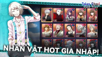 Bảng xếp hạng sức mạnh nhân vật dành cho game thủ khi chơi Tokyo Ghoul Thức Tỉnh trên PC với BlueStacks