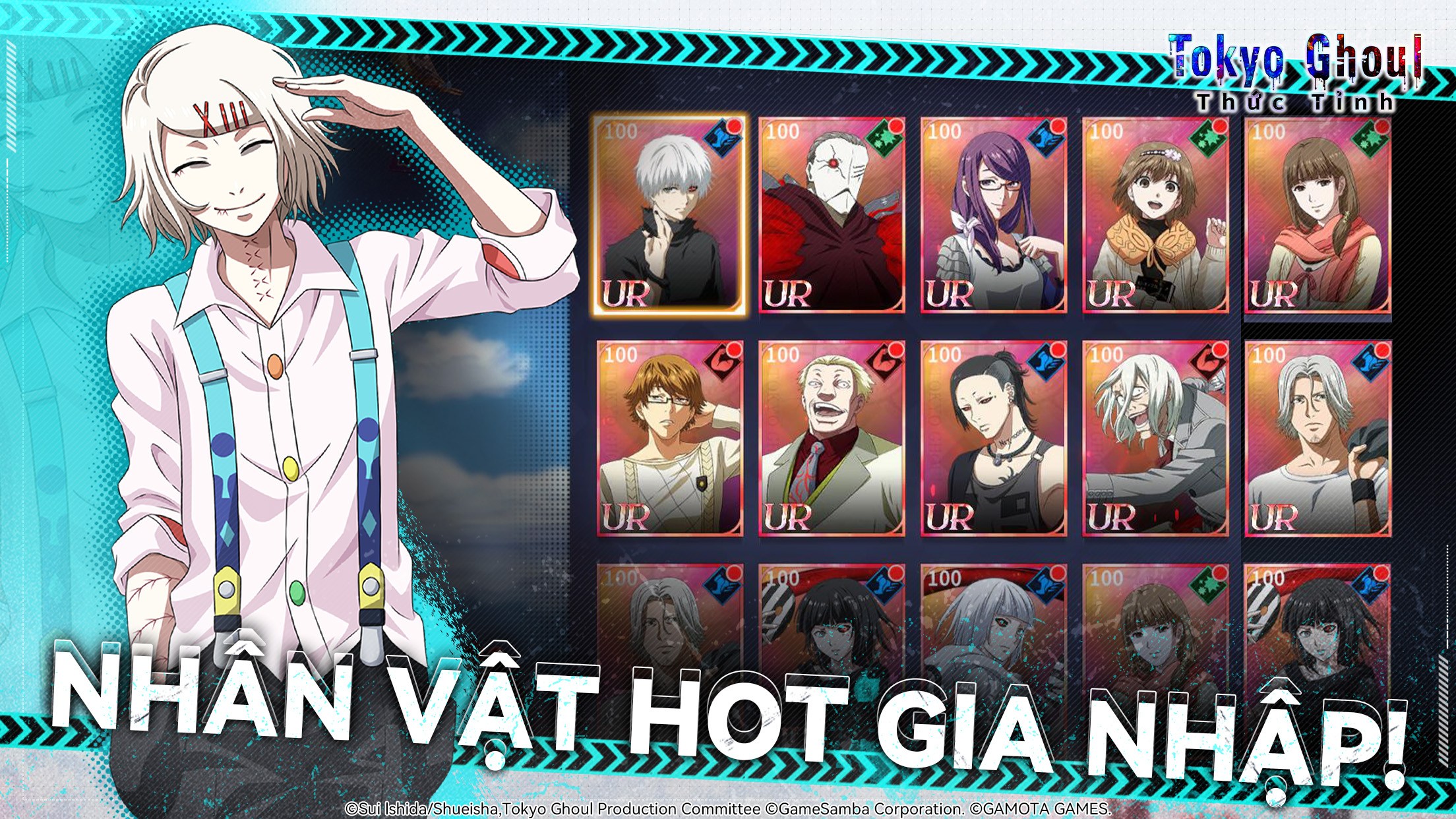 Bảng xếp hạng sức mạnh nhân vật dành cho game thủ khi chơi Tokyo Ghoul Thức Tỉnh trên PC với BlueStacks