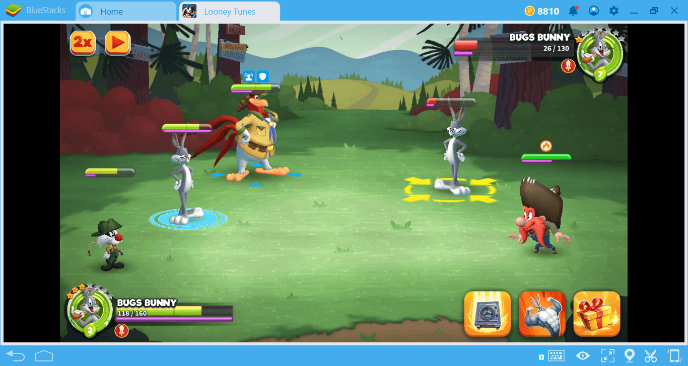 Battle System of Looney Tunes: World of Mayhem