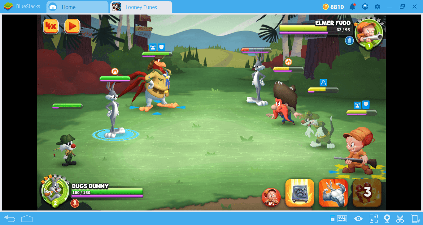 Battle System of Looney Tunes: World of Mayhem