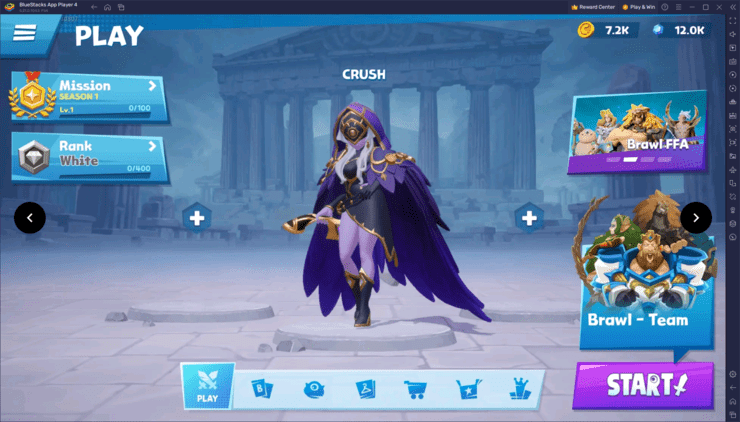 كيفية لعب BATTLE CRUSH على جهاز الكمبيوتر باستخدام BlueStacks