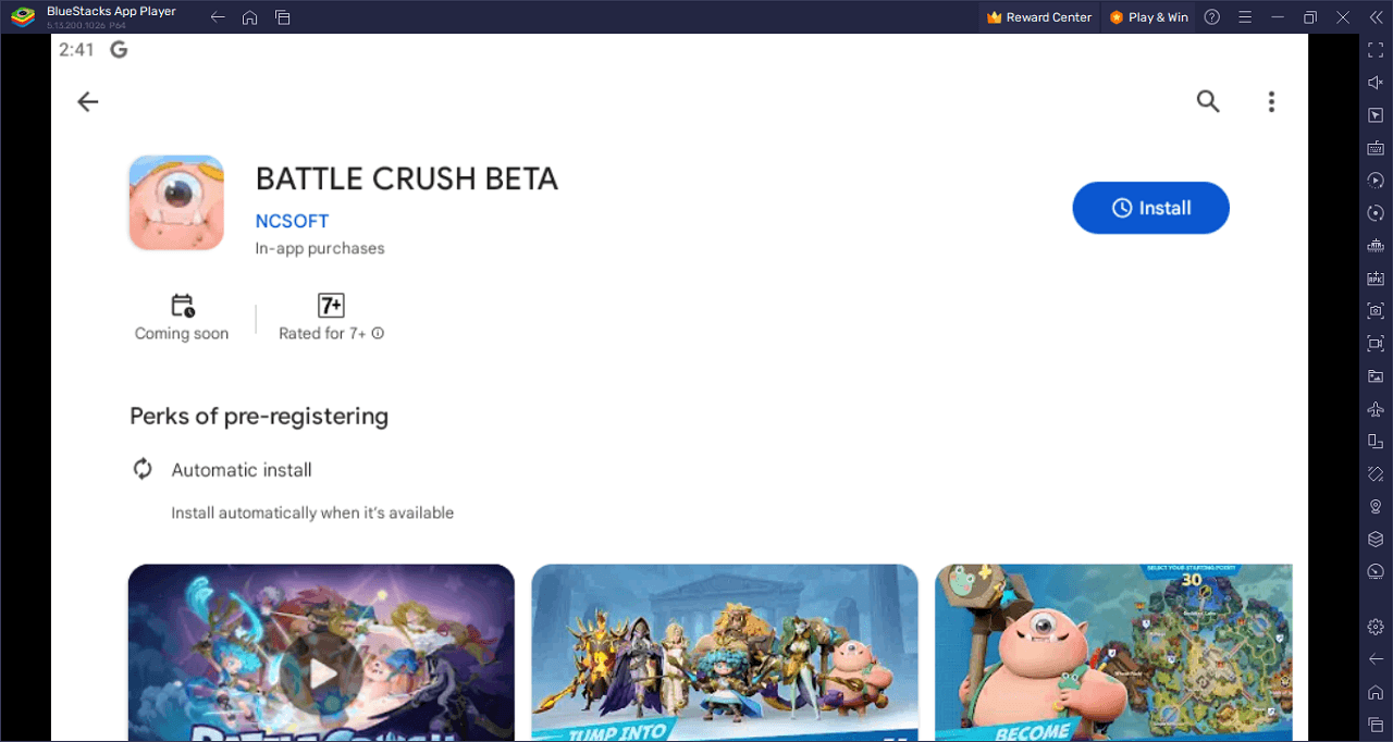 How to Play BATTLE CRUSH BETA on PC with BlueStacks