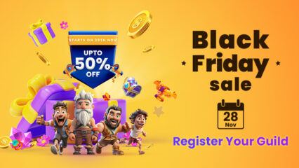 Registra la tua gilda: ottieni sconti fino al 50% sullo store BlueStacks questo Black Friday!