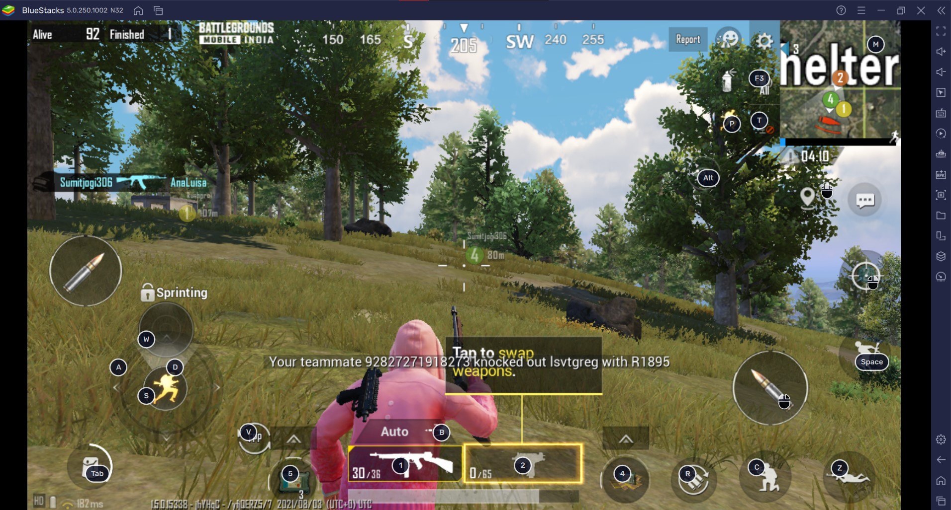 BGMI on PC: BlueStacks List of Best Guns in Battlegrounds Mobile India