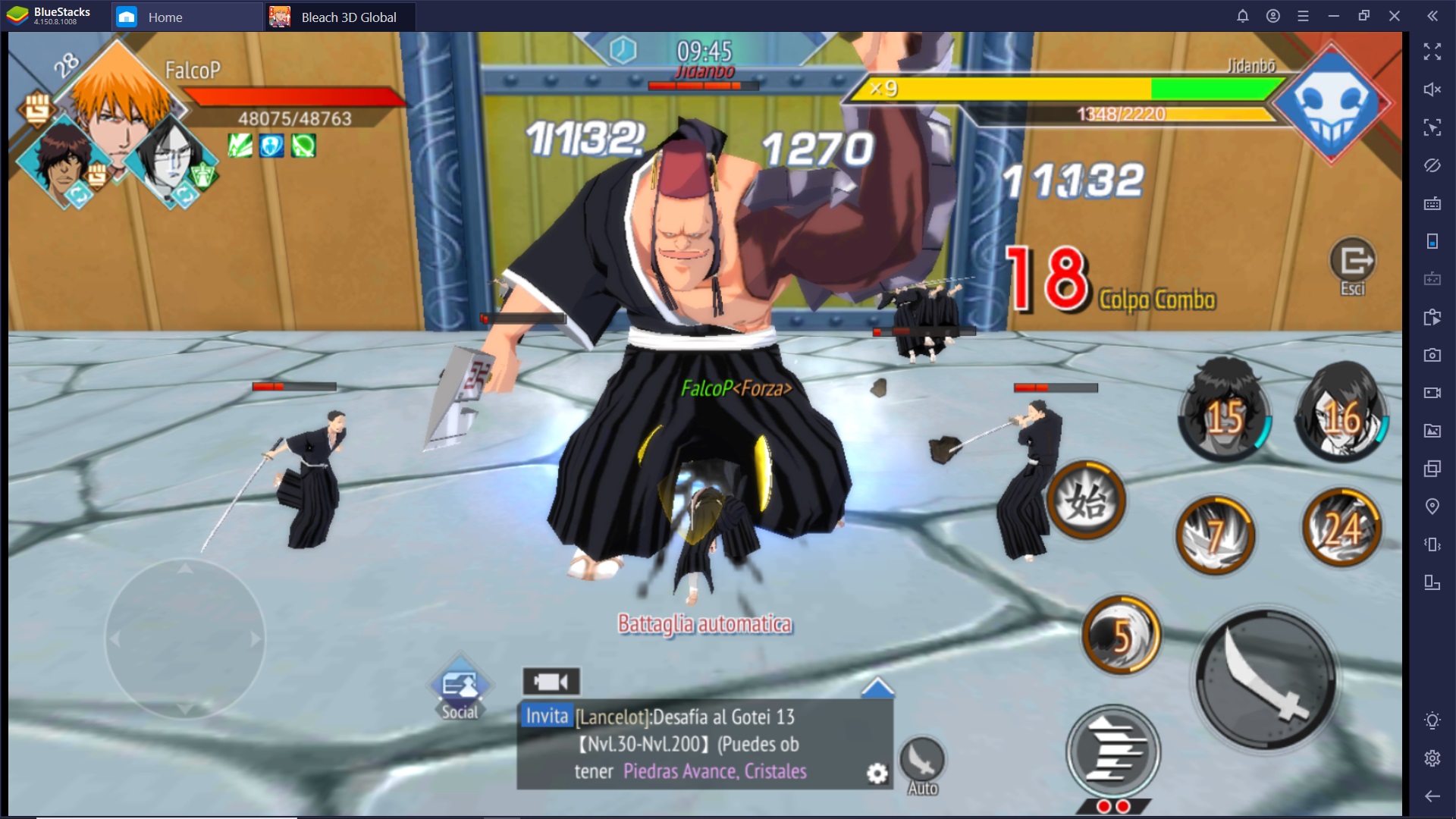 Come Combattere in BLEACH Mobile 3D