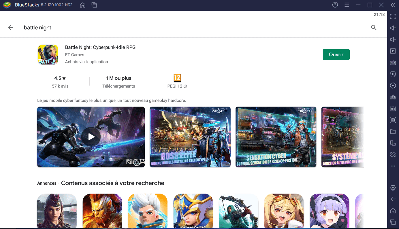 Comment Jouer à Battle Night: Cyberpunk-Idle RPG sur PC avec BlueStacks