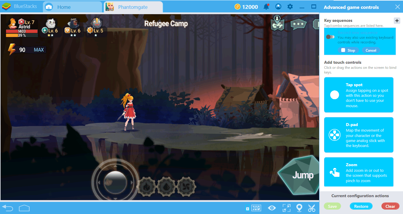 Combo Key on BlueStacks 4.2: Record and Replay an Action with a Single Key