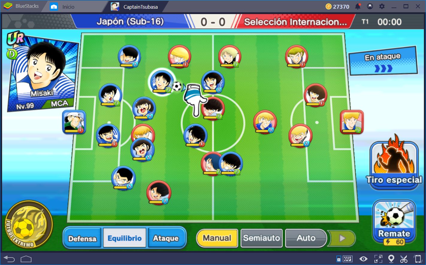 ¡Trae la Tecla de Combo BlueStacks al Campo de Fútbol!