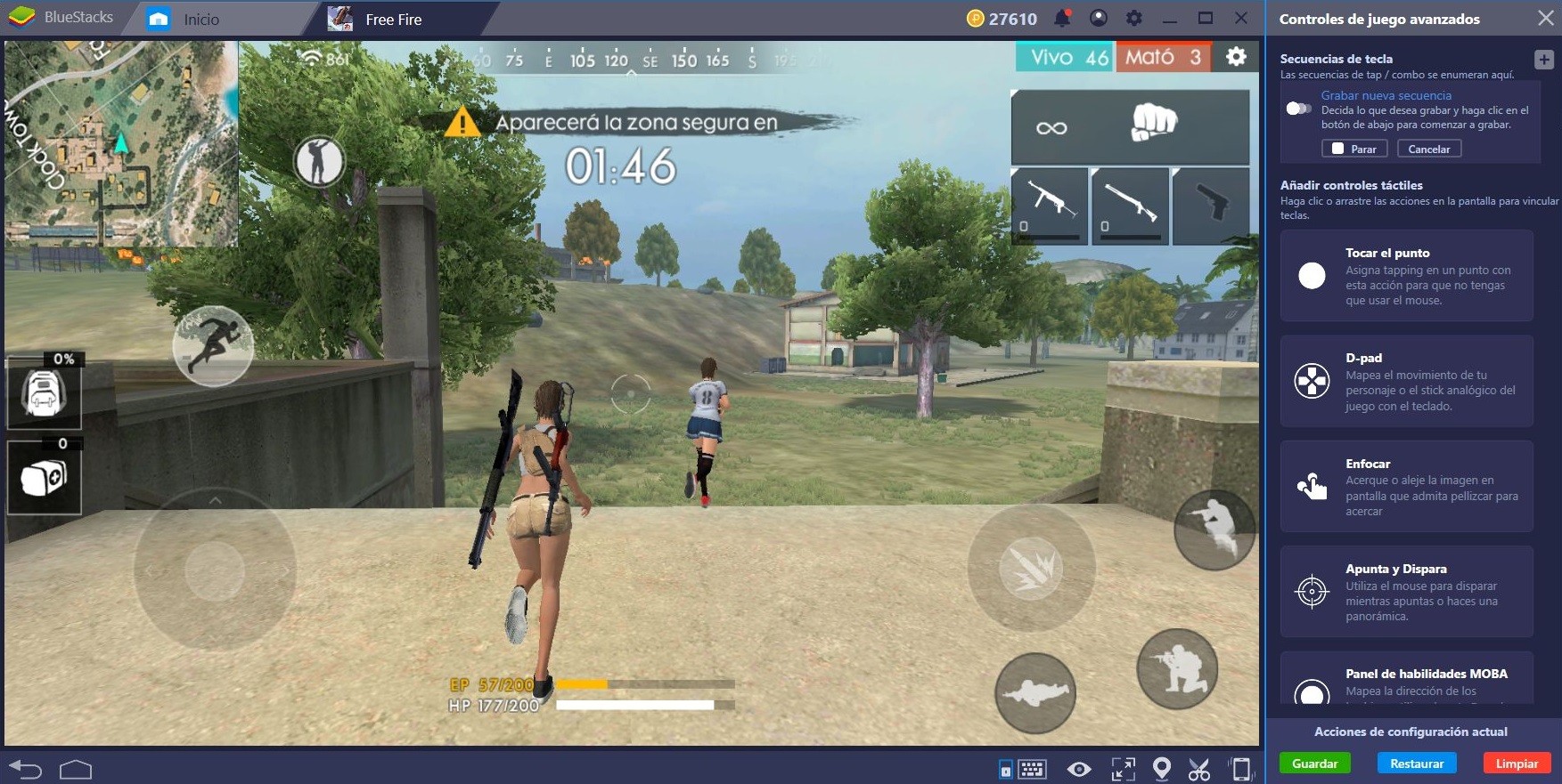 Cómo Conquistar Free Fire Battlegrounds con la Tecla de Combo