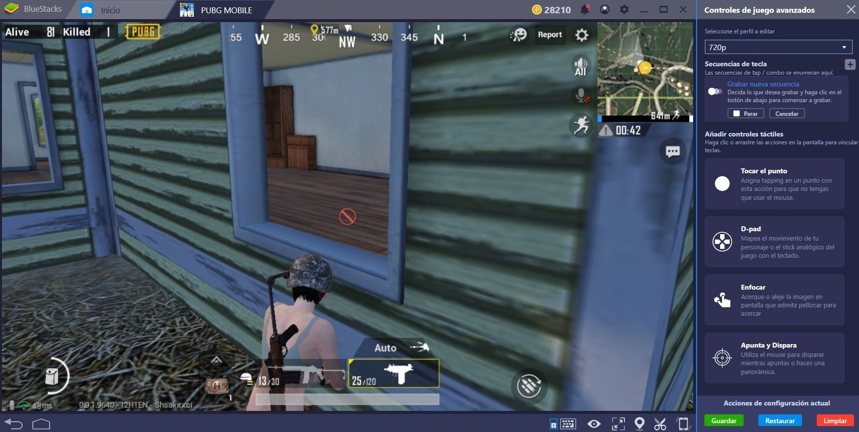 Llévate el Pollo en PUBG Mobile con la Tecla de Combos