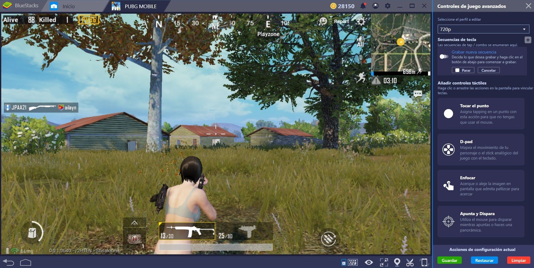 Llévate el Pollo en PUBG Mobile con la Tecla de Combos