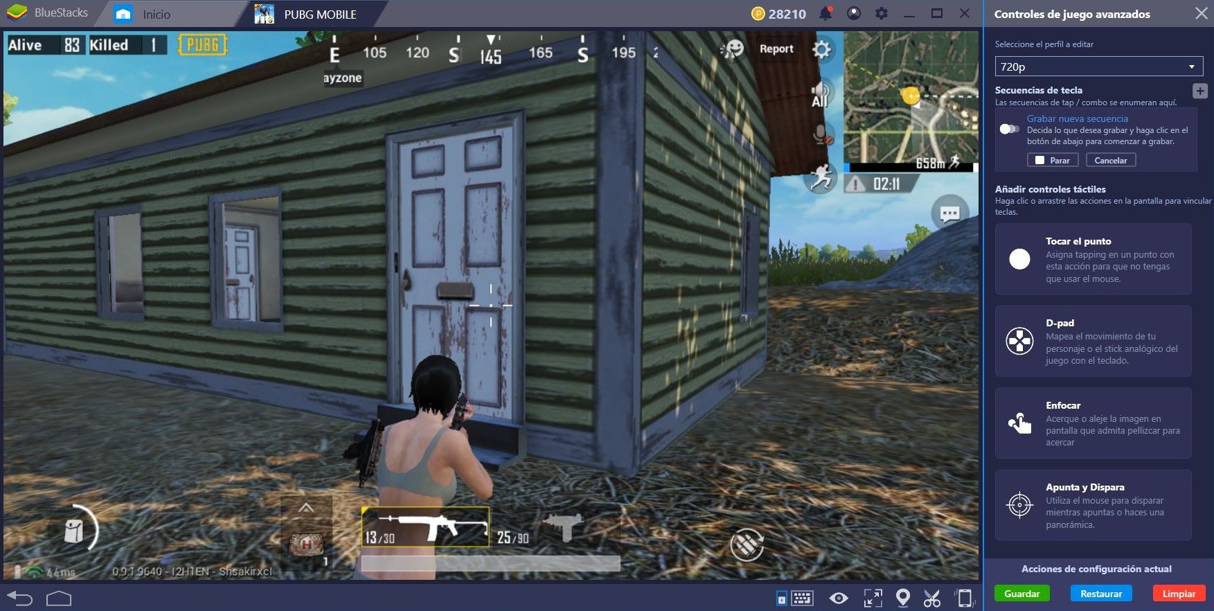 Llévate el Pollo en PUBG Mobile con la Tecla de Combos