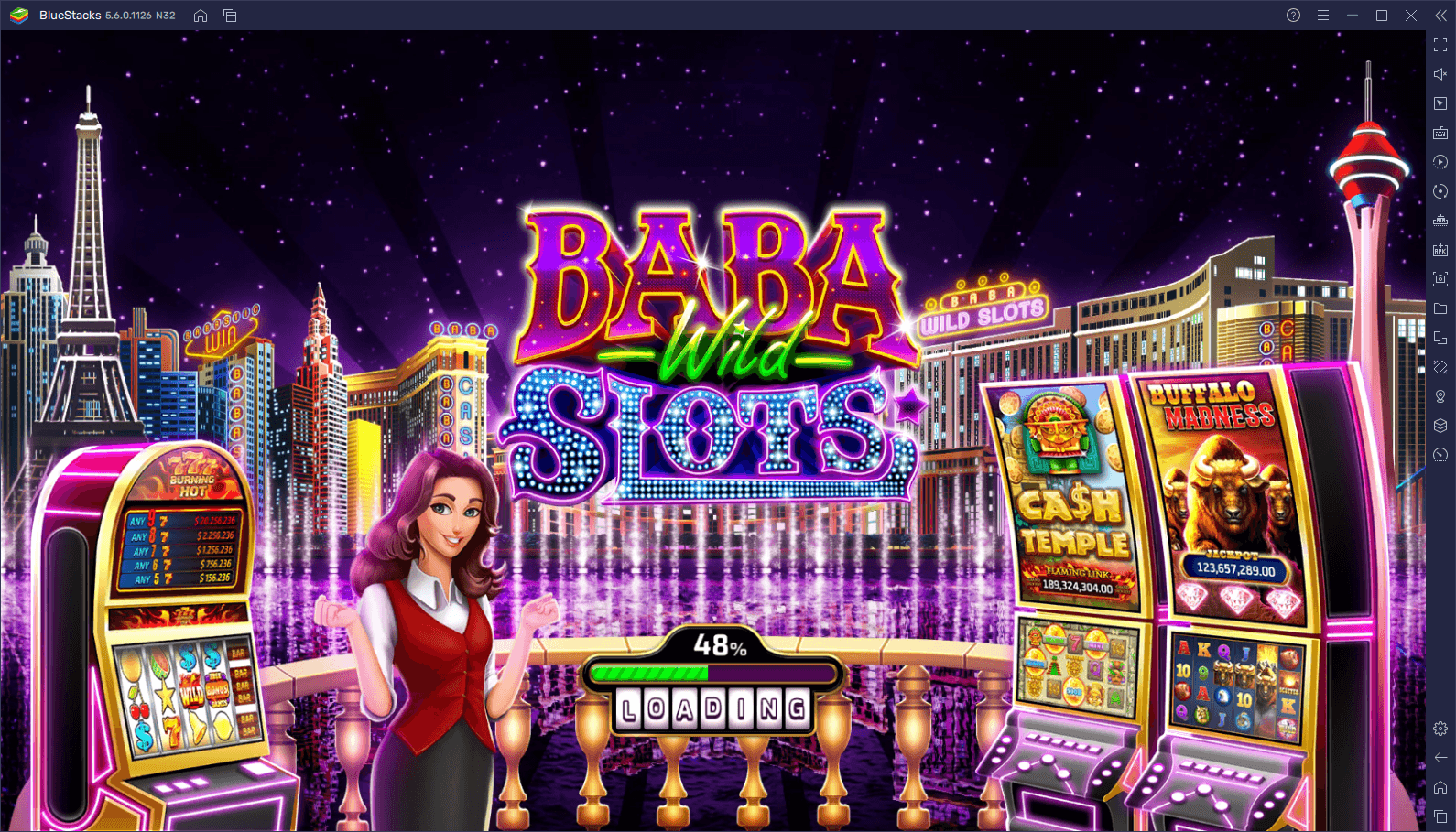 How to Play Baba Wild Slots - Vegas Casino on PC with BlueStacks