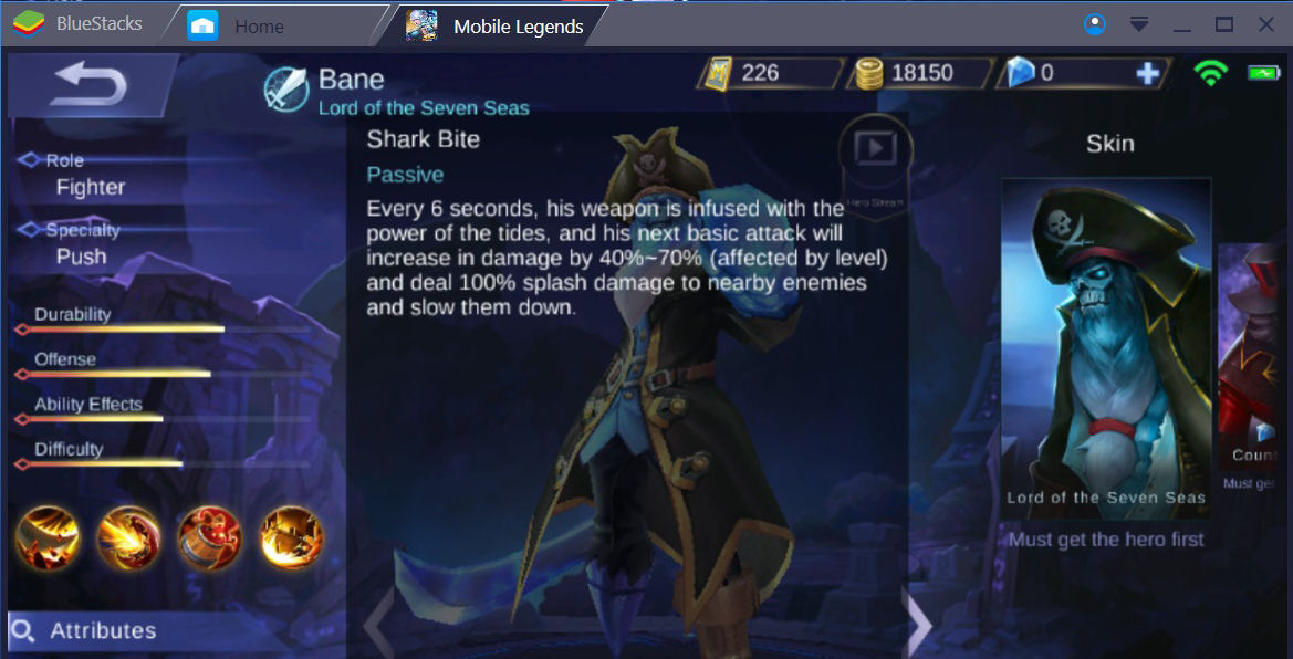 Mobile Legends Bane Passive