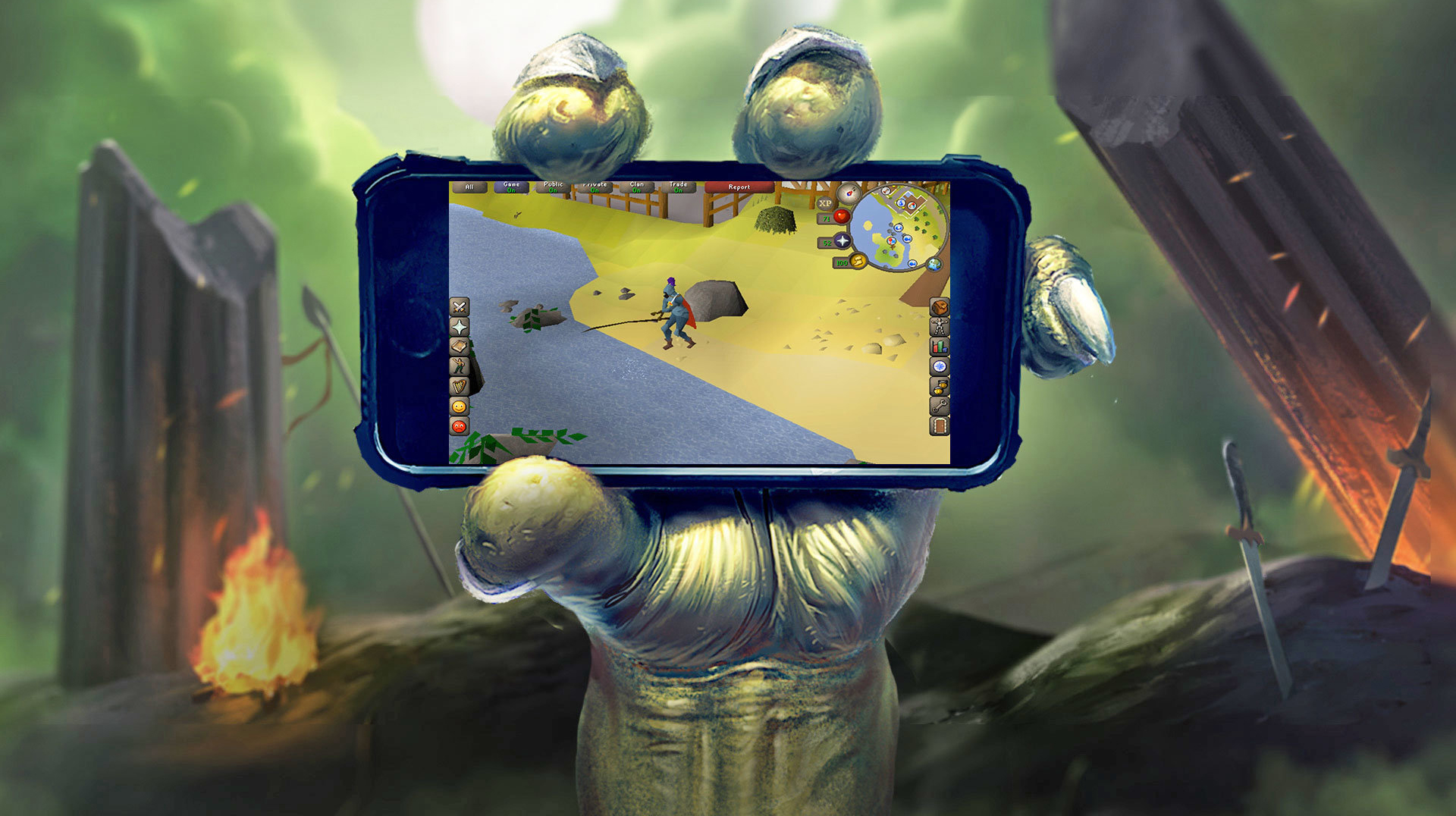 Download RSCDawn - Runescape Classic android on PC