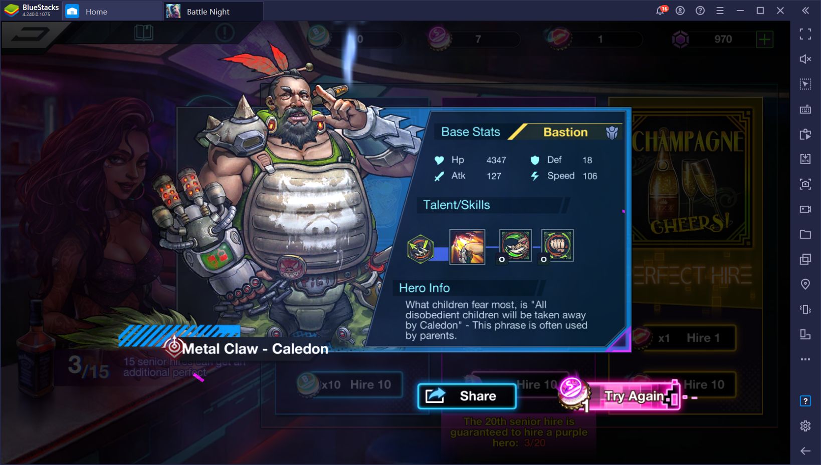 BlueStacks' Beginners Guide To Playing Battle Night: Cyberpunk-Idle RPG