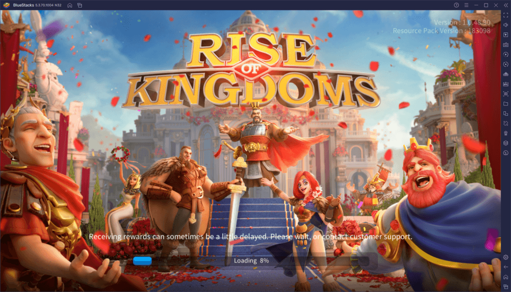Vorteile von Rise of Kingdoms auf BlueStacks - Entwickle deine Stadt mit nur wenigen Klicks, erleichtere Multitasking und mehr