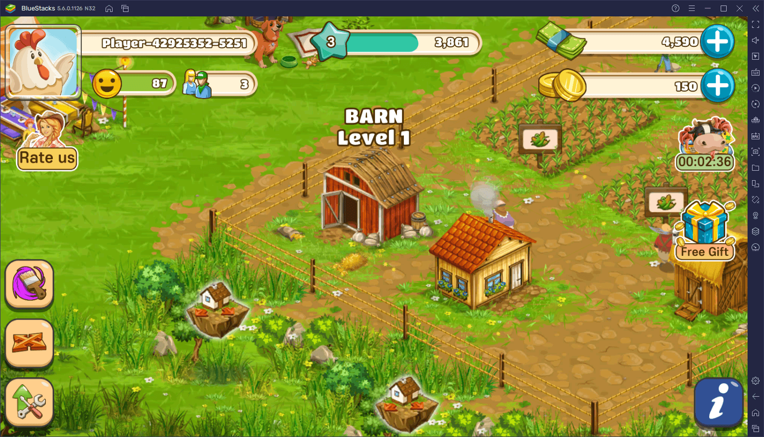 Big Farm: Mobile Harvest на компьютере — станьте магнатом благодаря инструментам BlueStacks