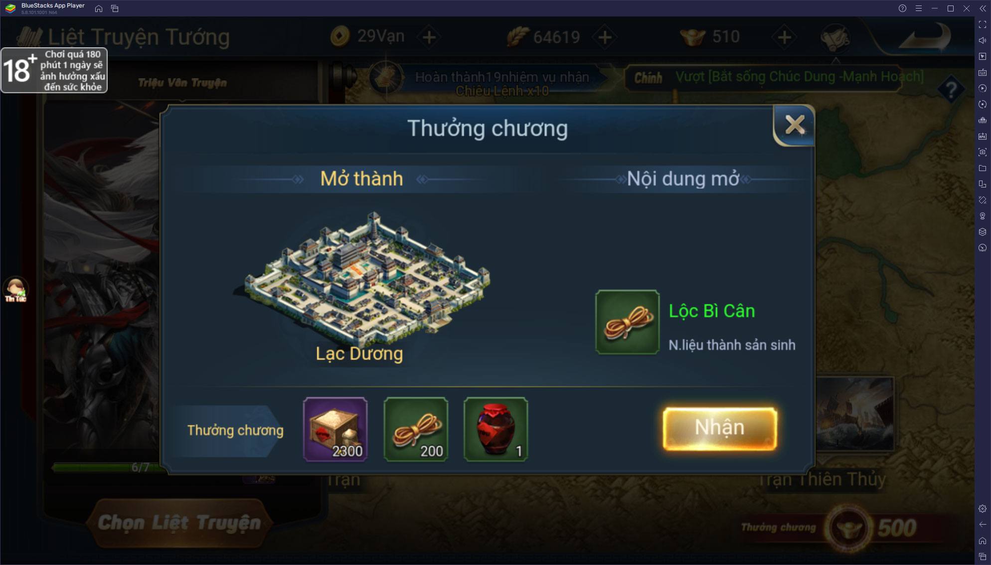 Chơi Binh Pháp 37 Kế trên PC với BlueStacks