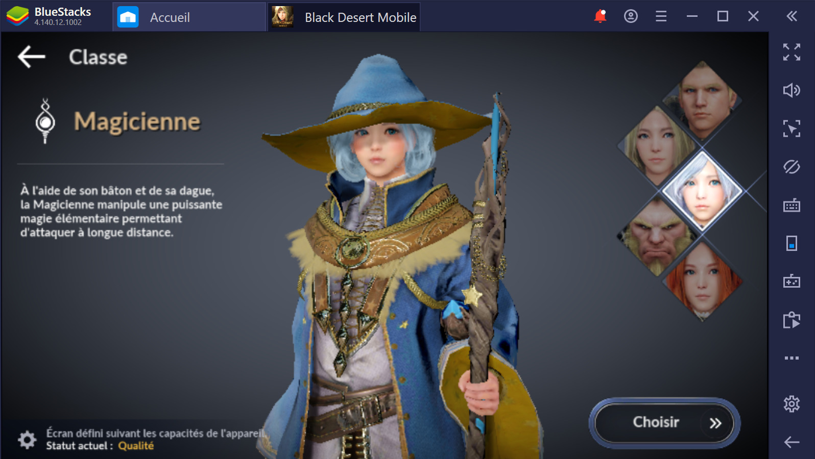 Black Desert Mobile sur PC : Quelle classe choisir ?