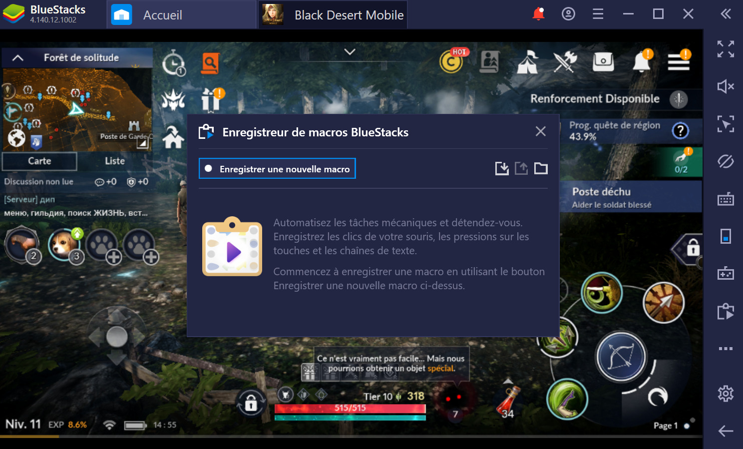 Black Desert Mobile sur PC : Comment monter rapidement en niveau