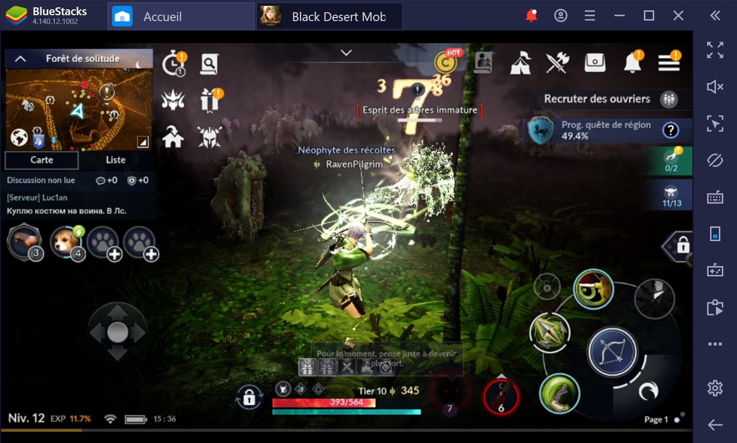 Black Desert Mobile sur PC : Guide des combats pour débutants