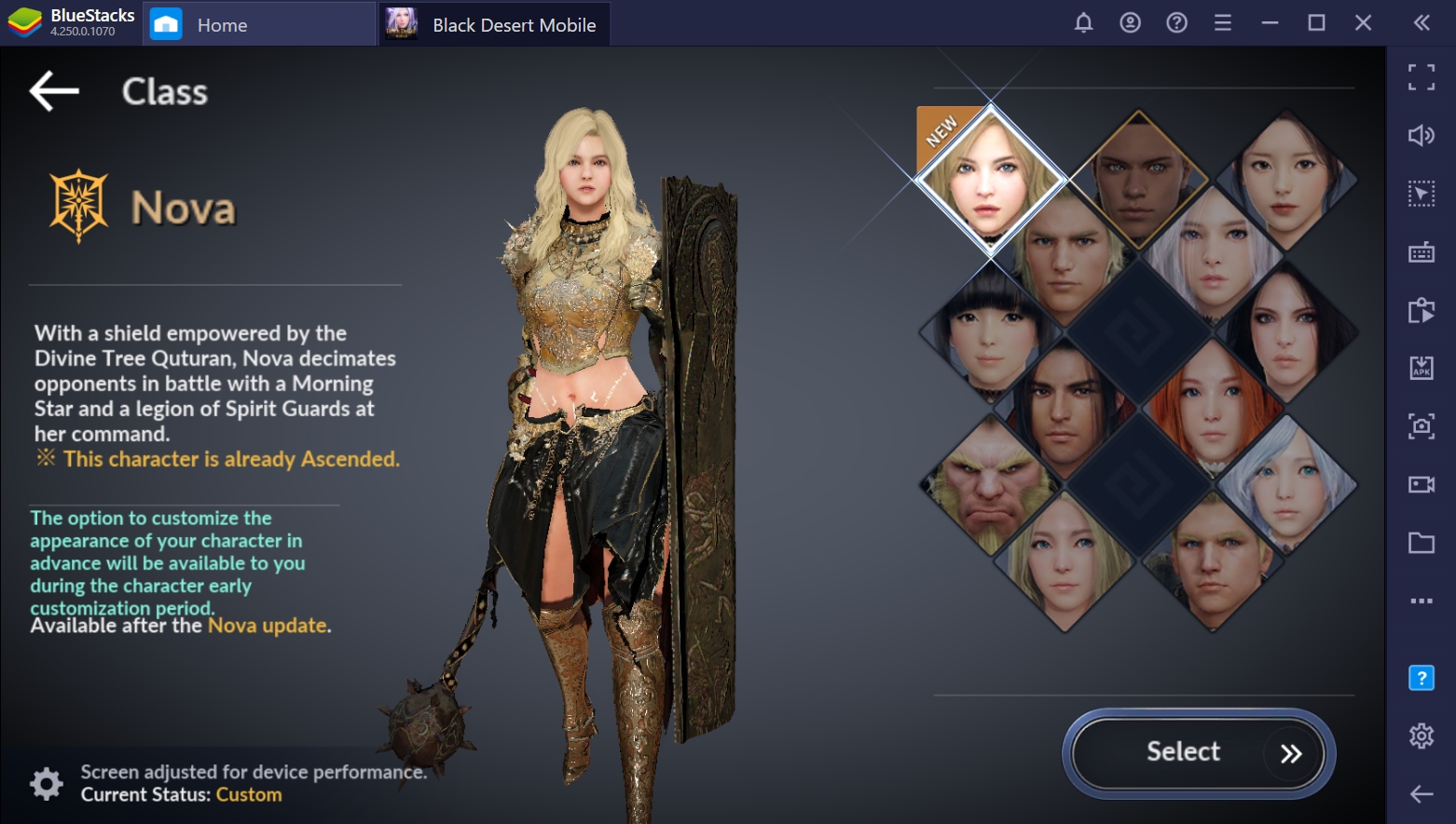 black desert online character creation general options