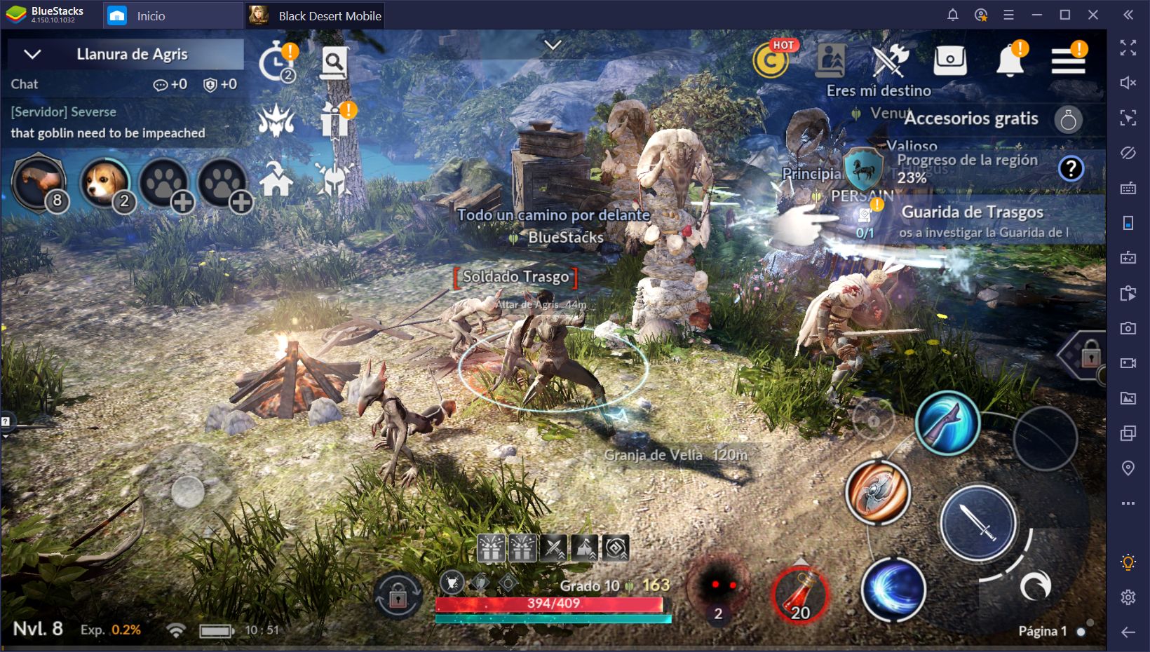 Black Desert Online en tu Teléfono - Reseña de BlueStacks Para Black Desert Mobile