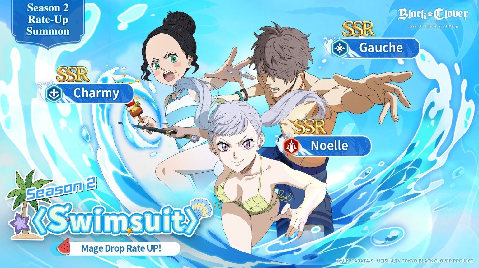 Black Clover M – New Swimsuit Characters, Limited -Time Game Modes, and much more