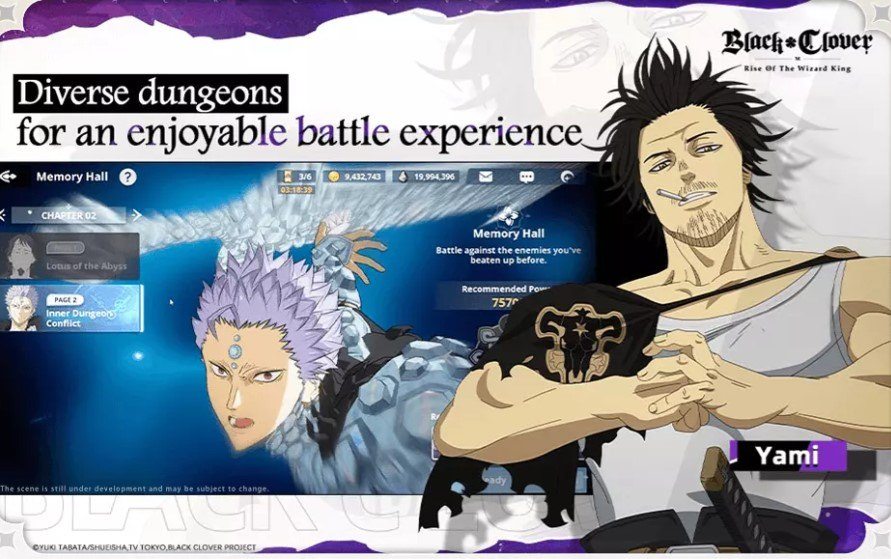 Guía para principiantes de Black Clover M explicación de la mecánica de combate, el sistema Gacha y los roles de los personajes