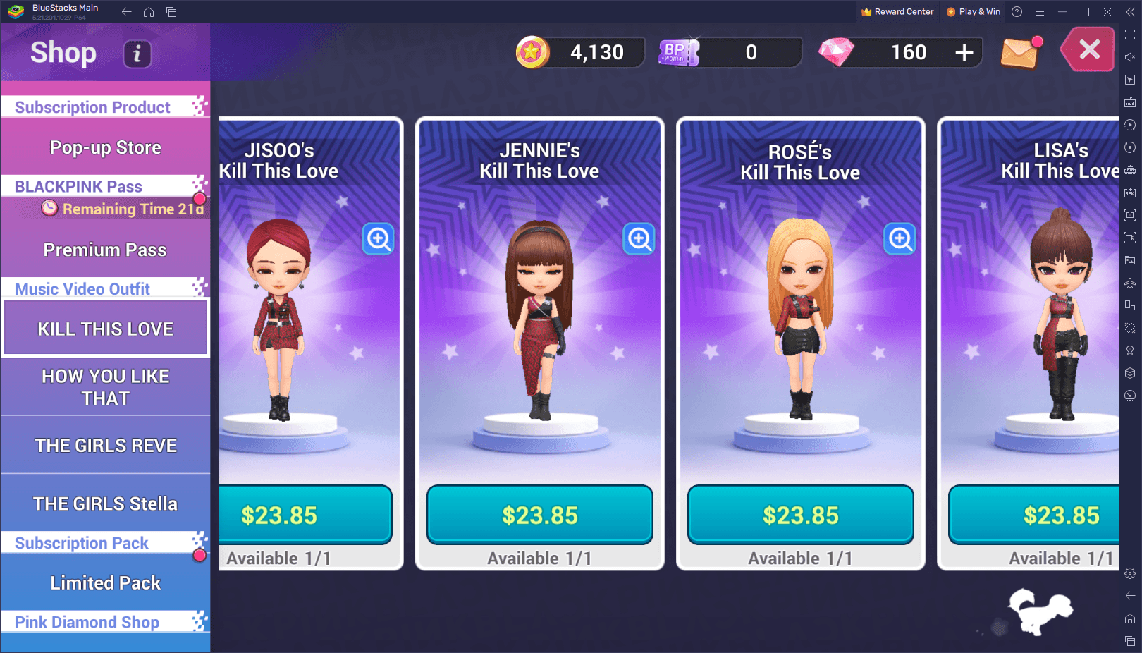 Recreate BLACKPINK’s Iconic Fashion in BLACKPINK THE GAME on PC with BlueStacks