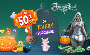 Get Flat 50% Off on Every Purchase for Ancient Seal: The Exorcist with BlueStacks Halloween Loot