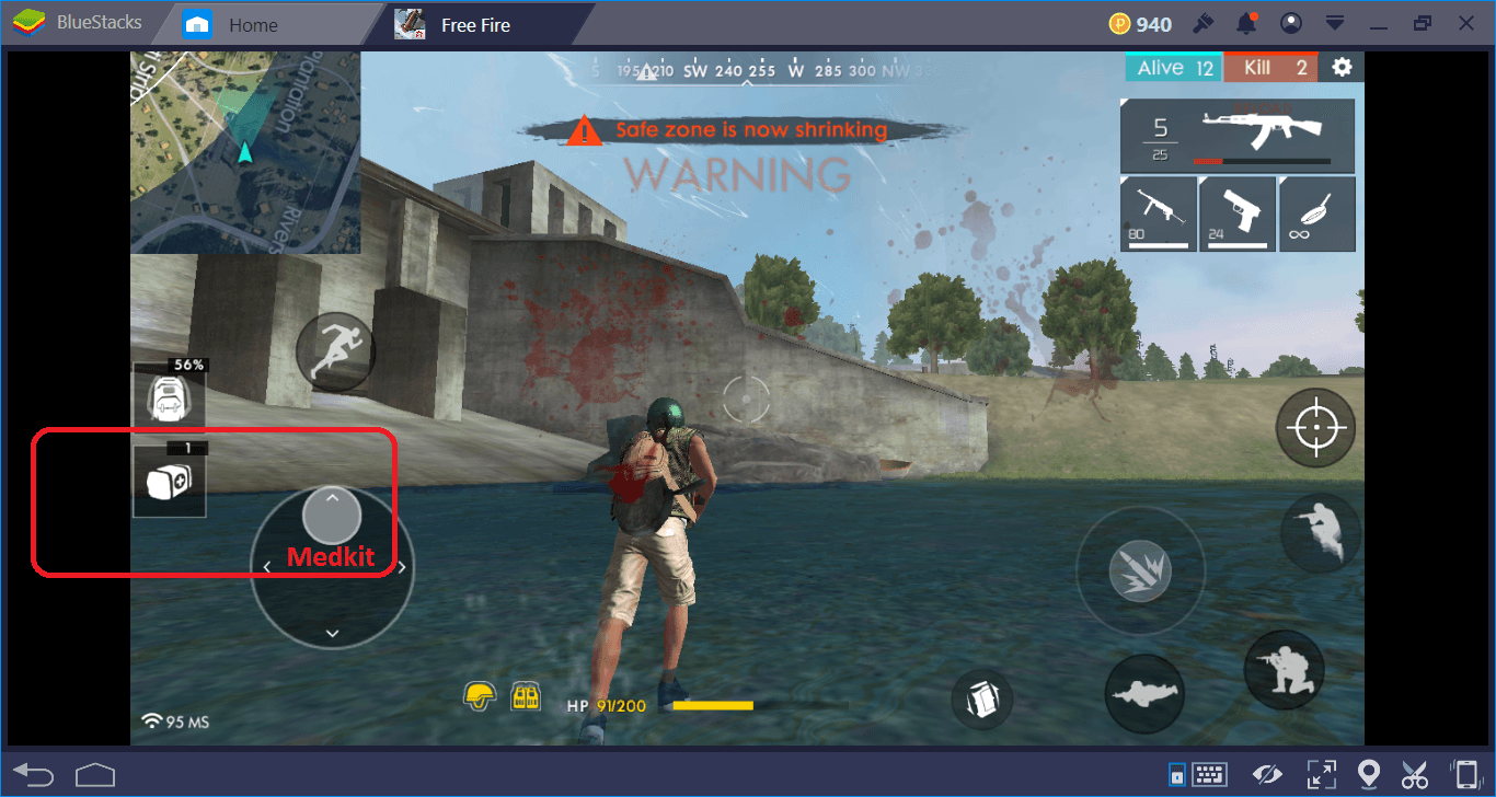 How to create and edit keyboard controls for Free Fire on BlueStacks 5 –  BlueStacks Support
