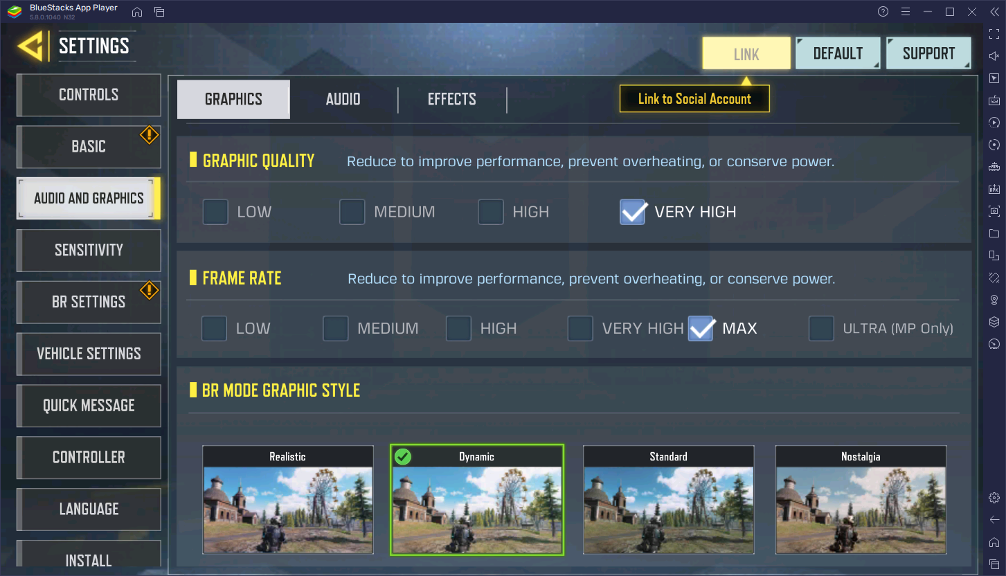 Как играть в Call of Duty: Mobile в разрешении 4К на BlueStacks версии 5.8?