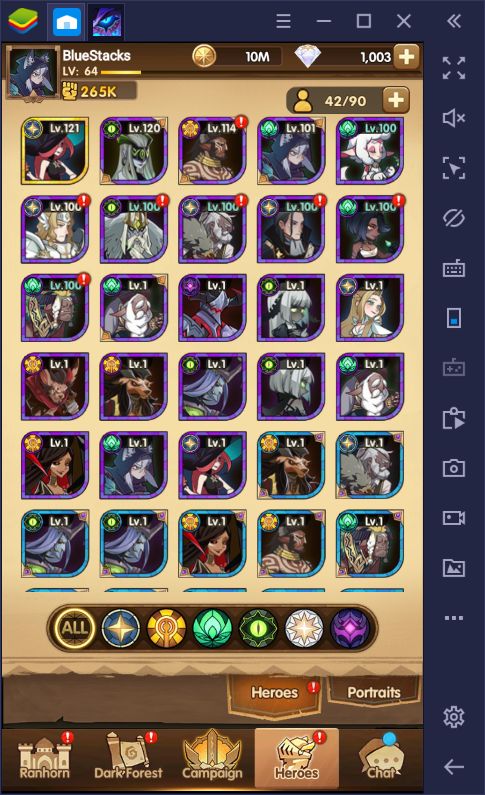 BlueStacks Macros for AFK Arena