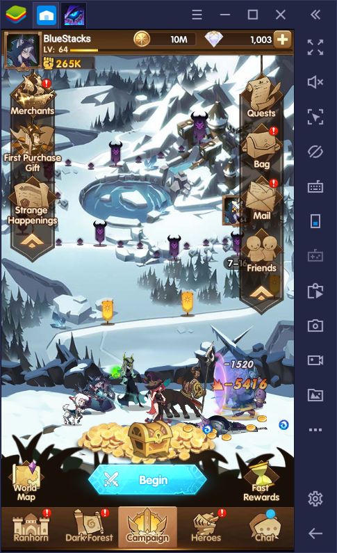 BlueStacks Macros for AFK Arena