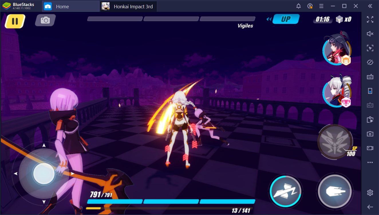 BlueStacks Macros for Honkai Impact 3rd 