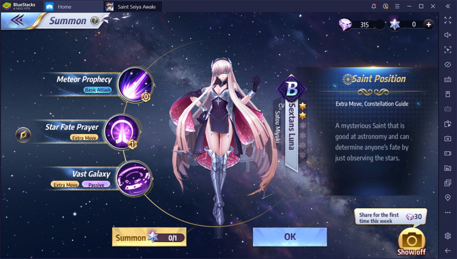 BlueStacks Macros for Saint Seiya Awakening