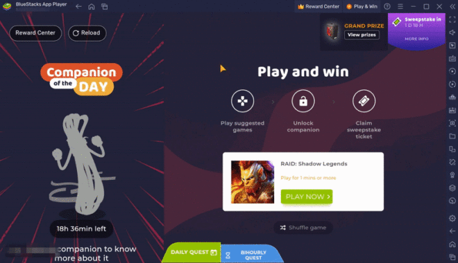 La nueva función "Juega y gana" de BlueStacks 5 permite a los jugadores obtener increíbles recompensas digitales y físicas