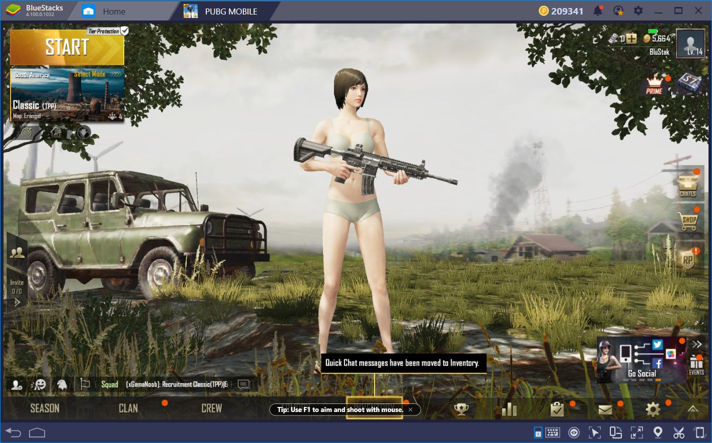 Bluestacks Update Play Pubg Mobile On Pc With Full Hd 1080p Qhd 1440p Display