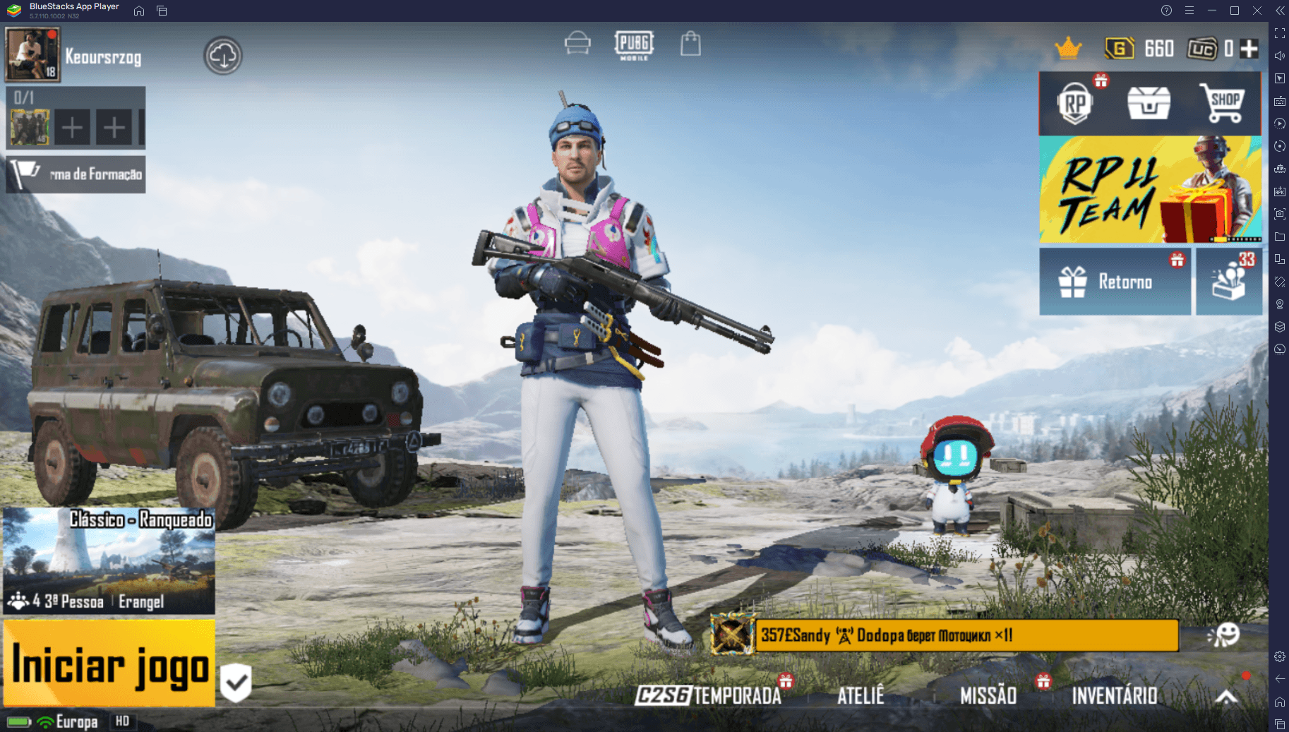 Como jogar PUBG Mobile em 4K na nova versão 5.8 do BlueStacks