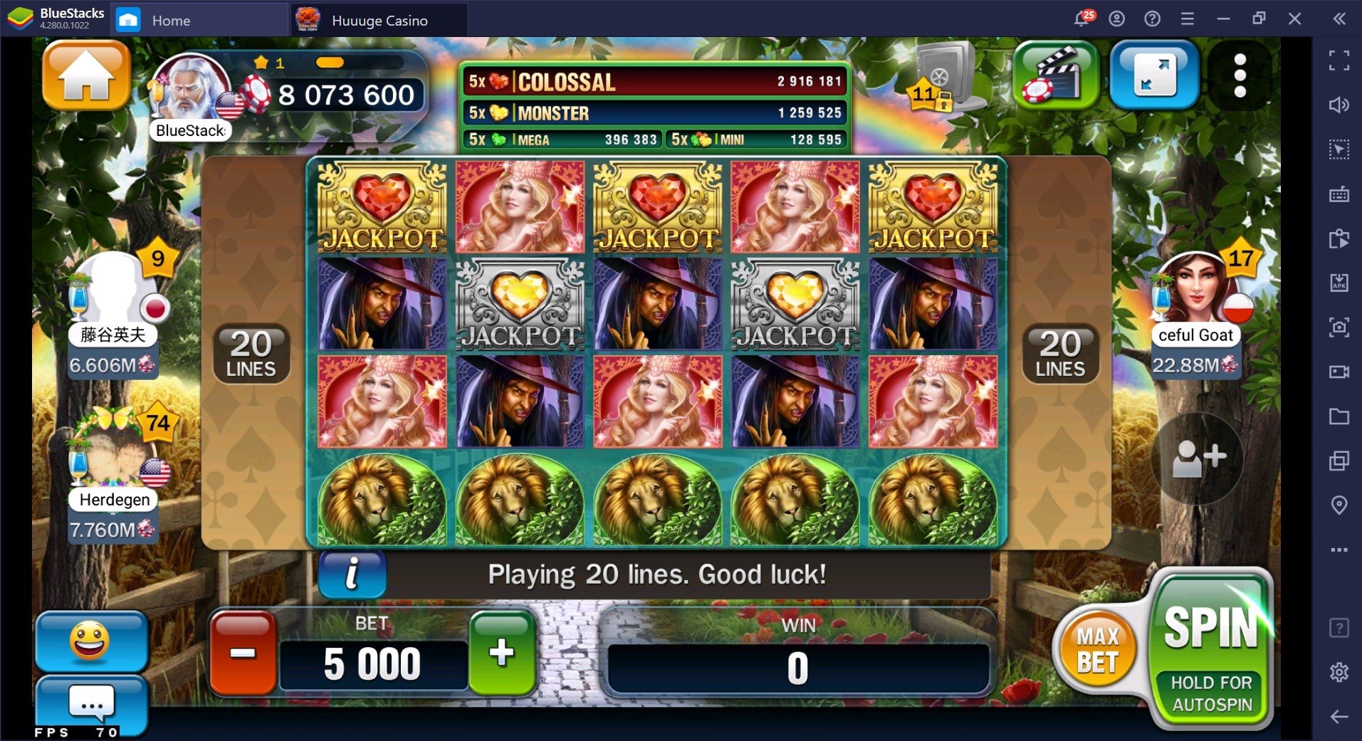 How to play Huuuge Casino Slots on PC with BlueStacks