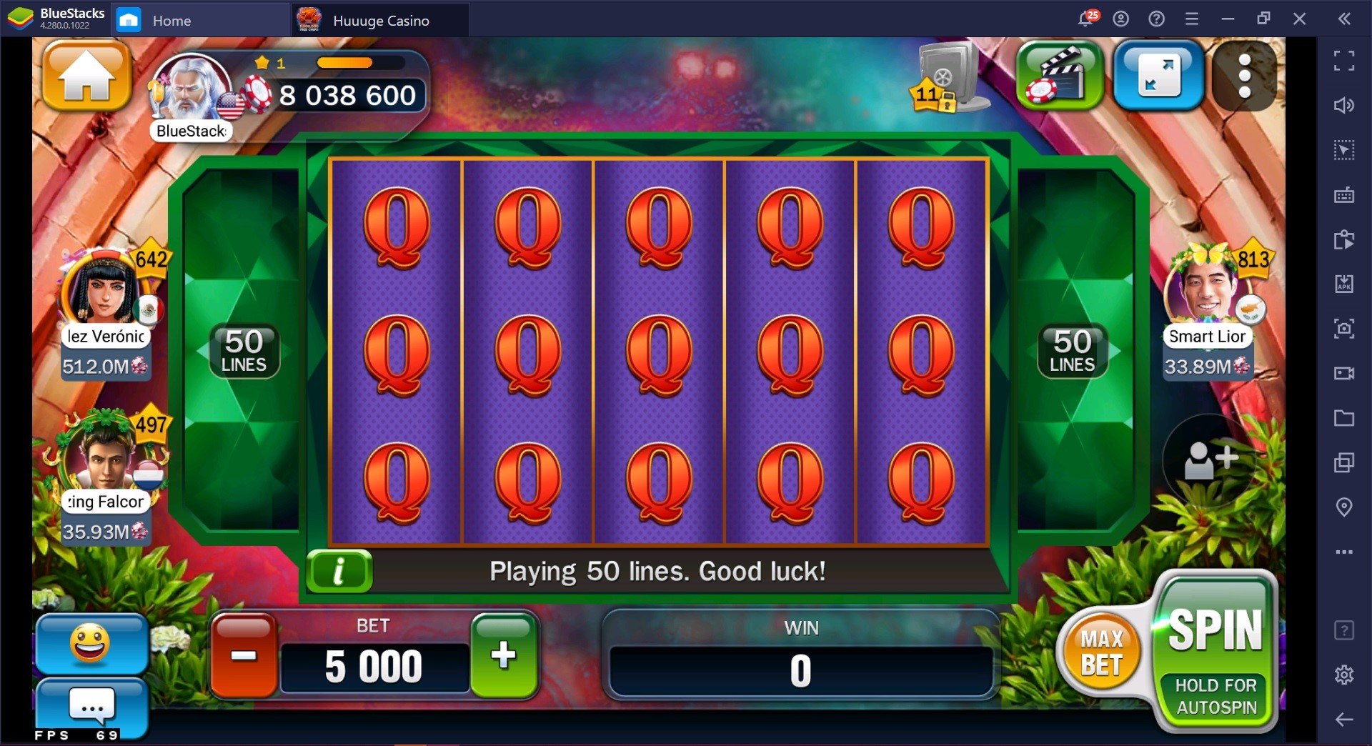 How to play Huuuge Casino Slots on PC with BlueStacks