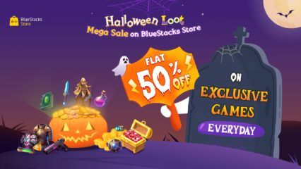 Der BlueStacks Halloween-Verkauf mit 50 % Rabatt ist jetzt live – kaufe mehr in deinen Lieblingsspielen!