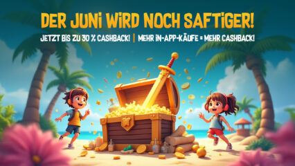 Juni Jackpot – Bis zu 30% Cashback auf exklusive Apps!
